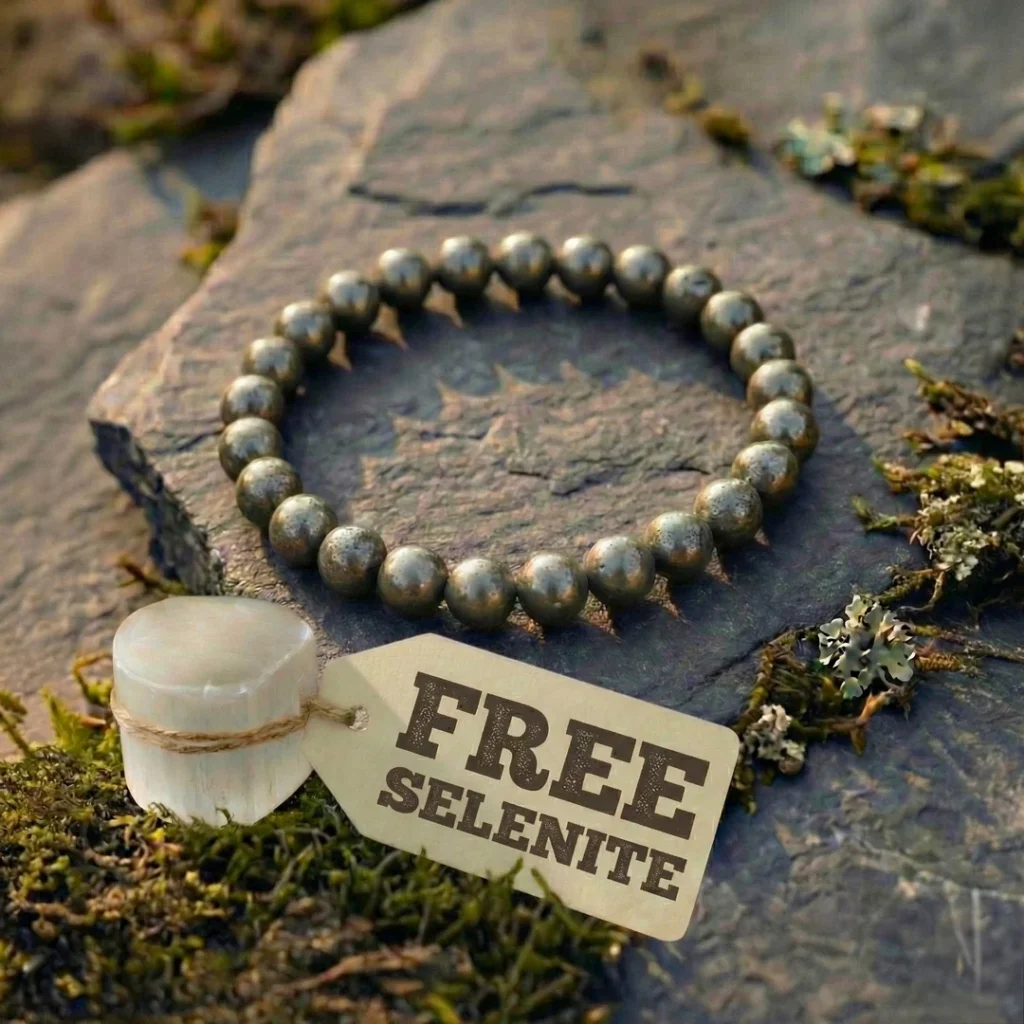 Pyrite Bracelet | Abundance & Protection
