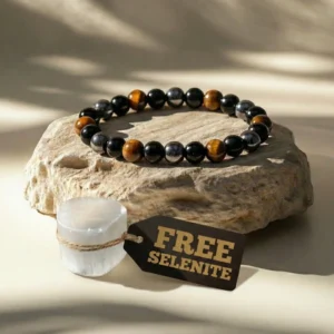 Triple Protection Bracelet | Grounding, Courage & Shielding