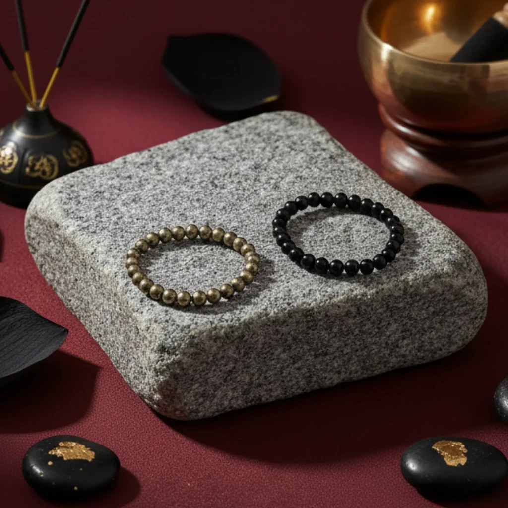 Nazar Na Lage Combo - Pyrite + Black Tourmaline