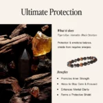 Triple Protection Bracelet | Grounding, Courage & Shielding